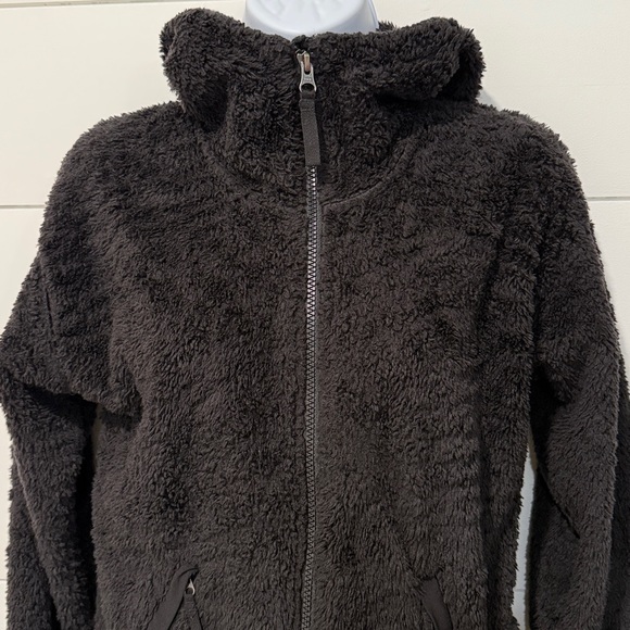 North Face Fleece Hooded Jacket - Black - Picture 6 of 7